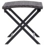 Klapphocker Kunstrattan braun von vidaXL, Hocker für den Außenbereich - Ref: Foro24-45772, Preis: 50,80 €, Rabatt: %