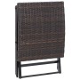 Klapphocker Kunstrattan braun von vidaXL, Hocker für den Außenbereich - Ref: Foro24-45772, Preis: 50,80 €, Rabatt: %