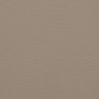 Cojín de banco de jardín tela Oxford gris taupé 150x50x7 cm
