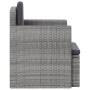Garden armchair with gray synthetic rattan cushions by vidaXL, Garden chairs - Ref: Foro24-45781, Price: 118,25 €, Discount: %
