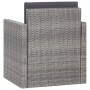 Garden armchair with gray synthetic rattan cushions by vidaXL, Garden chairs - Ref: Foro24-45781, Price: 118,25 €, Discount: %