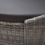 Graue Gartenliege mit Baldachin aus synthetischem Rattan von vidaXL, Betten im Freien - Ref: Foro24-46093, Preis: 731,08 €, R...