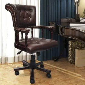 Brauner drehbarer Bürostuhl von vidaXL, Bürostühle - Ref: Foro24-20042, Preis: 326,71 €, Rabatt: %