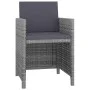 9-piece garden dining set and gray synthetic rattan cushions by vidaXL, Garden sets - Ref: Foro24-46375, Price: 688,45 €, Dis...