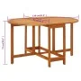 Gartentisch aus massivem Akazienholz 130x90x72 cm von vidaXL, Gartentische - Ref: Foro24-42659, Preis: 136,51 €, Rabatt: %