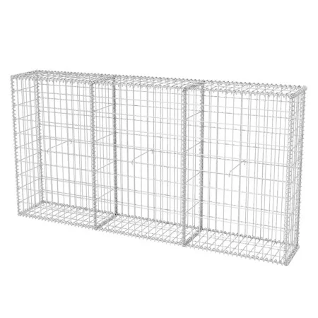 Cesta de muro de gaviones acero galvanizado 200x30x100 cm de vidaXL, Paneles de vallas - Ref: Foro24-142548, Precio: 89,67 €,...