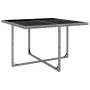 Set comedor de jardín 9 piezas y cojines ratán sintético gris de vidaXL, Conjuntos de jardín - Ref: Foro24-46375, Precio: 688...