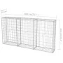 Cesta de muro de gaviones acero galvanizado 200x30x100 cm de vidaXL, Paneles de vallas - Ref: Foro24-142548, Precio: 89,67 €,...