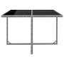 9-teiliges Garten-Essset und graue synthetische Rattankissen von vidaXL, Gartensets - Ref: Foro24-46375, Preis: 697,84 €, Rab...