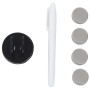 Magnetische Wandtafel aus schwarzem Glas, 60 x 20 cm von vidaXL, Whiteboards - Ref: Foro24-30106, Preis: 23,57 €, Rabatt: %