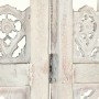 Screen 3 panels hand carved white mango wood 120x165 cm by vidaXL, Room dividers - Ref: Foro24-285318, Price: 180,34 €, Disco...