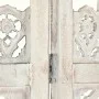 Screen 3 panels hand carved white mango wood 120x165 cm by vidaXL, Room dividers - Ref: Foro24-285318, Price: 169,80 €, Disco...