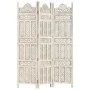 Paravent 3 Paneele handgeschnitzt aus weißem Mangoholz 120x165 cm von vidaXL, Raumteiler - Ref: Foro24-285318, Preis: 166,52 ...