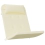 Cojines para silla Adirondack 2 uds tela Oxford color crema