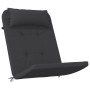 Cojines para silla Adirondack 2 uds tela Oxford negro