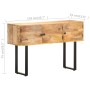 Sideboard aus massivem Mangoholz, 116 x 35 x 75 cm von vidaXL, Sideboards - Ref: Foro24-320470, Preis: 199,21 €, Rabatt: %