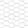 Alambrada de gallinero acero revestimiento PVC gris 25x1,2 m