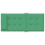 Cojines de silla con respaldo alto 2 uds tela Oxford verde
