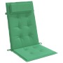 Cojines de silla con respaldo alto 6 uds tela Oxford verde
