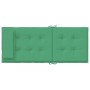 Cojines de silla con respaldo alto 6 uds tela Oxford verde