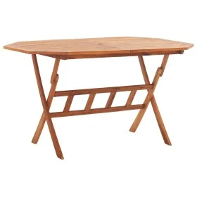 Folding garden table made of solid acacia wood 135x85x75 cm by vidaXL, Garden tables - Ref: Foro24-46657, Price: 116,03 €, Di...