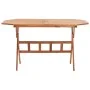Folding garden table made of solid acacia wood 135x85x75 cm by vidaXL, Garden tables - Ref: Foro24-46657, Price: 116,03 €, Di...