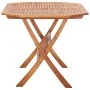 Folding garden table made of solid acacia wood 135x85x75 cm by vidaXL, Garden tables - Ref: Foro24-46657, Price: 116,03 €, Di...