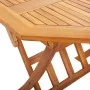 Folding garden table made of solid acacia wood 135x85x75 cm by vidaXL, Garden tables - Ref: Foro24-46657, Price: 116,03 €, Di...
