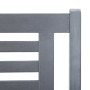 Banco de jardín 3 plazas madera maciza de eucalipto gris 150 cm by vidaXL, garden benches - Ref: Foro24-47295, Price: 209,80 ...