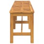 Banco de jardín madera maciza de acacia 150 cm