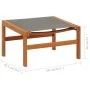 Gartenstuhl mit Fußstütze aus grauem Textilene-Eukalyptusholz von vidaXL, Gartenstühle - Ref: Foro24-48698, Preis: 149,57 €, ...
