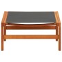 Garden chair with eucalyptus wood and textilene footrest by vidaXL, Garden chairs - Ref: Foro24-48700, Price: 122,91 €, Disco...