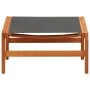 Garden chair with eucalyptus wood and textilene footrest by vidaXL, Garden chairs - Ref: Foro24-48700, Price: 122,85 €, Disco...