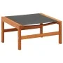 Garden chair with eucalyptus wood and textilene footrest by vidaXL, Garden chairs - Ref: Foro24-48700, Price: 122,85 €, Disco...