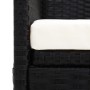 Garden sofa with black synthetic rattan canopy by vidaXL, Loungers - Ref: Foro24-49393, Price: 239,76 €, Discount: %