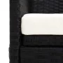 Garden sofa with black synthetic rattan canopy by vidaXL, Loungers - Ref: Foro24-49393, Price: 196,60 €, Discount: %