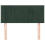 Cabecero de terciopelo verde oscuro 90x5x78/88 cm de vidaXL, Cabeceros y pies de cama - Ref: Foro24-346225, Precio: 46,77 €, ...