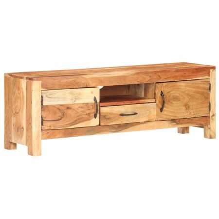 Massivholz Akazienholz TV-Möbel 116x30x40 cm von vidaXL, TV-Möbel - Ref: Foro24-320473, Preis: 209,81 €, Rabatt: %