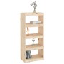Pine wood shelf/space divider 60x30x135.5 cm by vidaXL, Bookcases and shelves - Ref: Foro24-808168, Price: 73,22 €, Discount: %