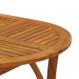 Mesa de jardín madera maciza de acacia 200x90x75 cm