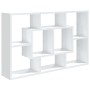 Wandregal Holzwerkstoff weiß 85x16x52,5 cm von vidaXL, Regale und Regale - Ref: Foro24-801418, Preis: 43,73 €, Rabatt: %
