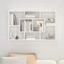 Engineered wood white wall shelf 85x16x52.5 cm by vidaXL, Shelves and shelves - Ref: Foro24-801418, Price: 41,59 €, Discount: %