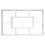 Wandregal Holzwerkstoff weiß 85x16x52,5 cm von vidaXL, Regale und Regale - Ref: Foro24-801418, Preis: 43,73 €, Rabatt: %