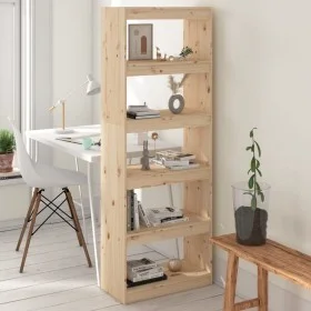 Pine wood shelf/space divider 60x30x167.5 cm by vidaXL, Bookcases and shelves - Ref: Foro24-808173, Price: 112,34 €, Discount: %