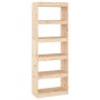 Pine wood shelf/space divider 60x30x167.5 cm by vidaXL, Bookcases and shelves - Ref: Foro24-808173, Price: 103,47 €, Discount: %