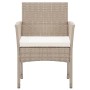 Sillones de jardín con cojines 2 unidades ratán sintético beige en Sillas de jardín | Comprar online en Foro24