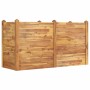 Jardinera arriate madera maciza acacia 160x60x84 cm en Maceteros y jardineras | Comprar online en Foro24