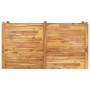 Jardinera arriate madera maciza acacia 160x60x84 cm en Maceteros y jardineras | Comprar online en Foro24