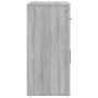 Sonoma gray plywood sideboard 80x33x70 cm by vidaXL, Sideboards - Ref: Foro24-816574, Price: 94,28 €, Discount: %