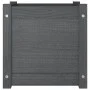 Solid gray pine wood planter 40x40x40 cm by vidaXL, Pots and planters - Ref: Foro24-810538, Price: 47,34 €, Discount: %